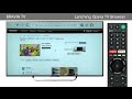 Sony BRAVIA - How to use the Internet Browser (Opera TV Browser) on BRAVIA TV