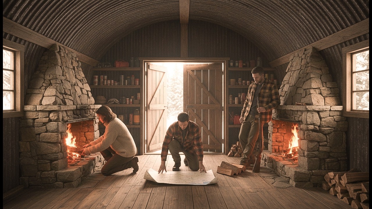 She Built a Quonset Shed with Two Chimneys — and It Saved Her During the Snowstorm Incredibly