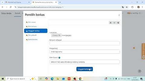 Tutorial Membuat LMS Moodle