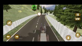 Farm Horse Cargo Cart Transport Offroad Taxi Games 💥 #horse #oxxcar #andriod games screenshot 5