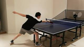 Video thumbnail of "Amicus Prime: Short push + backhand opener vs long push"