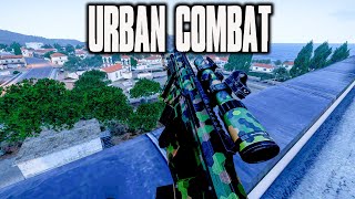 Urban combat in the streets of Kavala