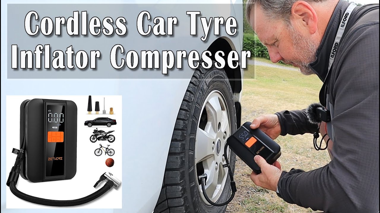 Car Tyre Inflator, Car air pump portable, Unbox & Review