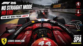 🔥 NO ERS. NO Straight Mode. Can Hamilton Win From P22 | F1 26 Spa Challenge #F126 #LewisHamilton