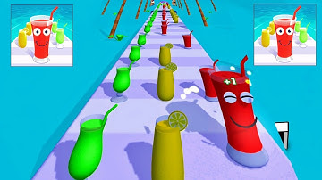 Juice Run in New Levels Gameplay Walkthrough iOS,Android Update All Trailers Mobile Game YZPEAMLU
