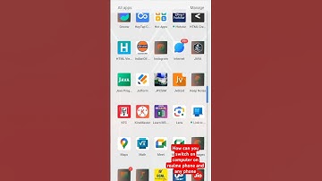 How can you switch on computeron mobile phone