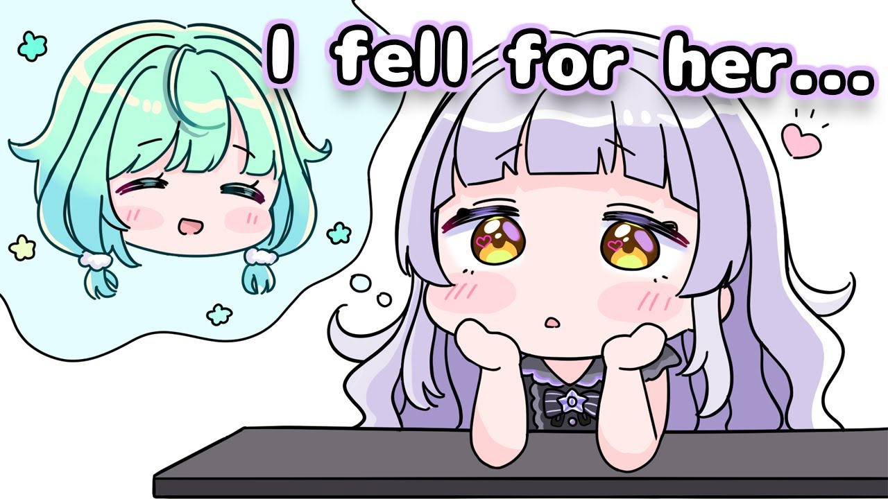 Shion falls in love with Rushia[Animated Hololive/Eng sub][Uruha Rushia/Murasaki Shion]