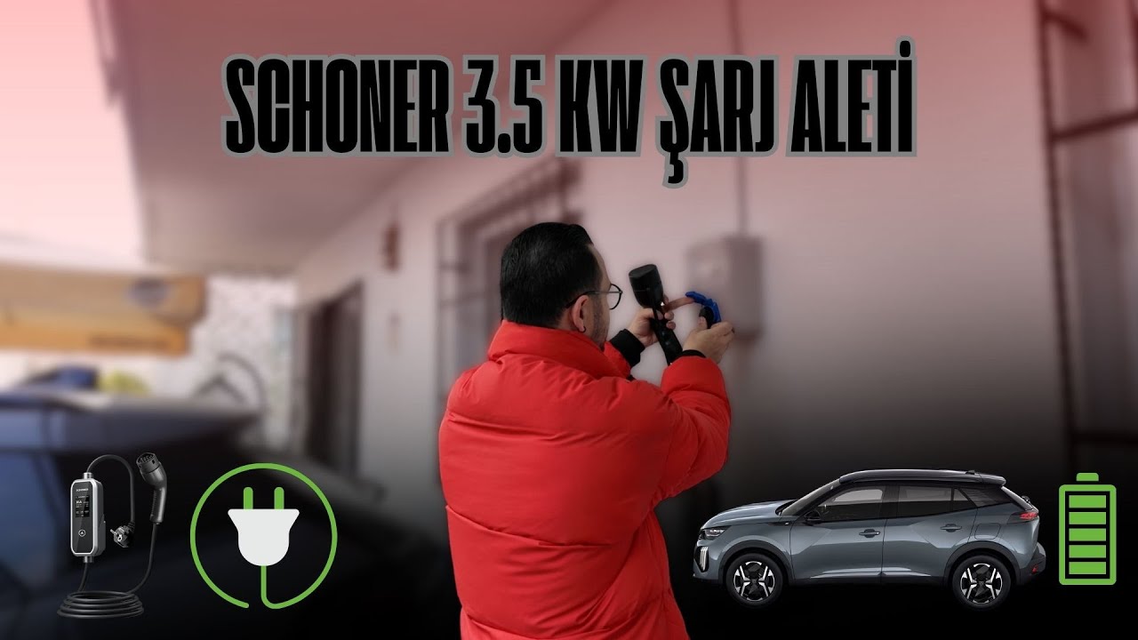 EN DOĞRU AC ŞARJ SİSTEMİ KURULUMU ! Schoner 3.5kW AC Şarj Aleti İncelemesi #elektrikliotomobil