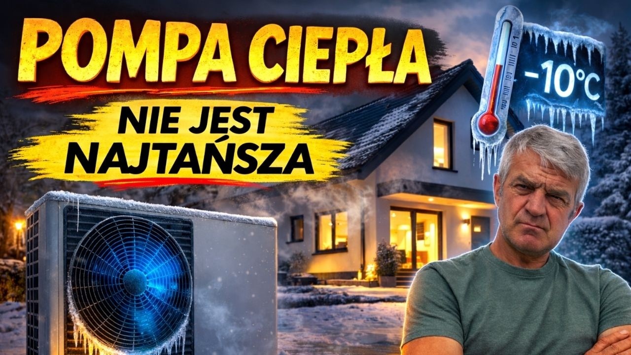 Ogrzewanie pompą ciepła, mówią że jest najtaniej...