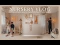 STARTING OUR BABYS NURSERY! home vlog, baby/nursery haul & cosy home updates