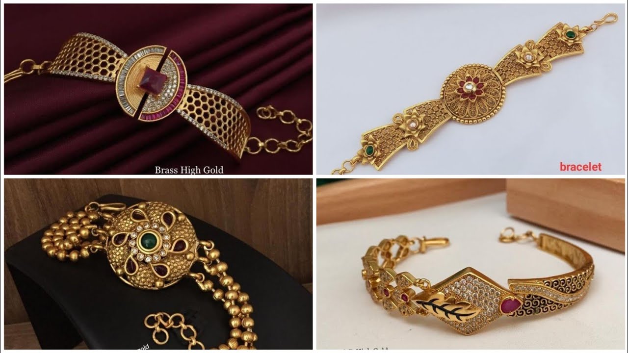 Antique Gold Bracelets 639  Trusted Gold Jewellers In Delhi