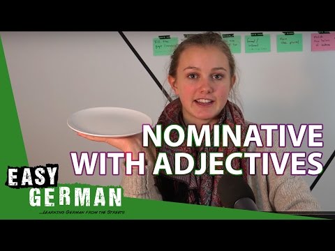 NOMINATIVE WITH ADJECTIVES | Super Easy German (15)