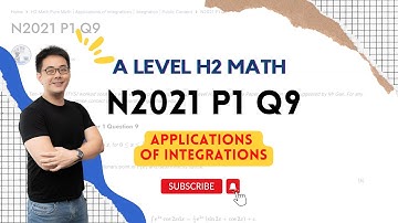 [Tim Gan Math | H2 Math Tuition]💡Applications of Integration💡:  A Level 2021 Paper 1 Q9