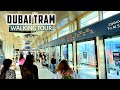 [4K] Modern Dubai Tram Ride on a Weekday 2021!