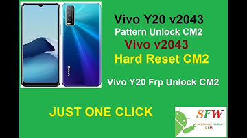 Vivo Y20 Pattern Unlock Cm2 ,Vivo Y20 Hard Reset Cm2