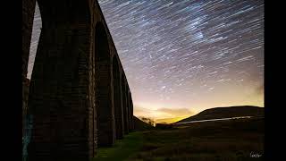 Comet Tail Star Trails At Ribblehead