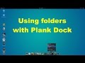 Using folders with Plank Dock in Linux