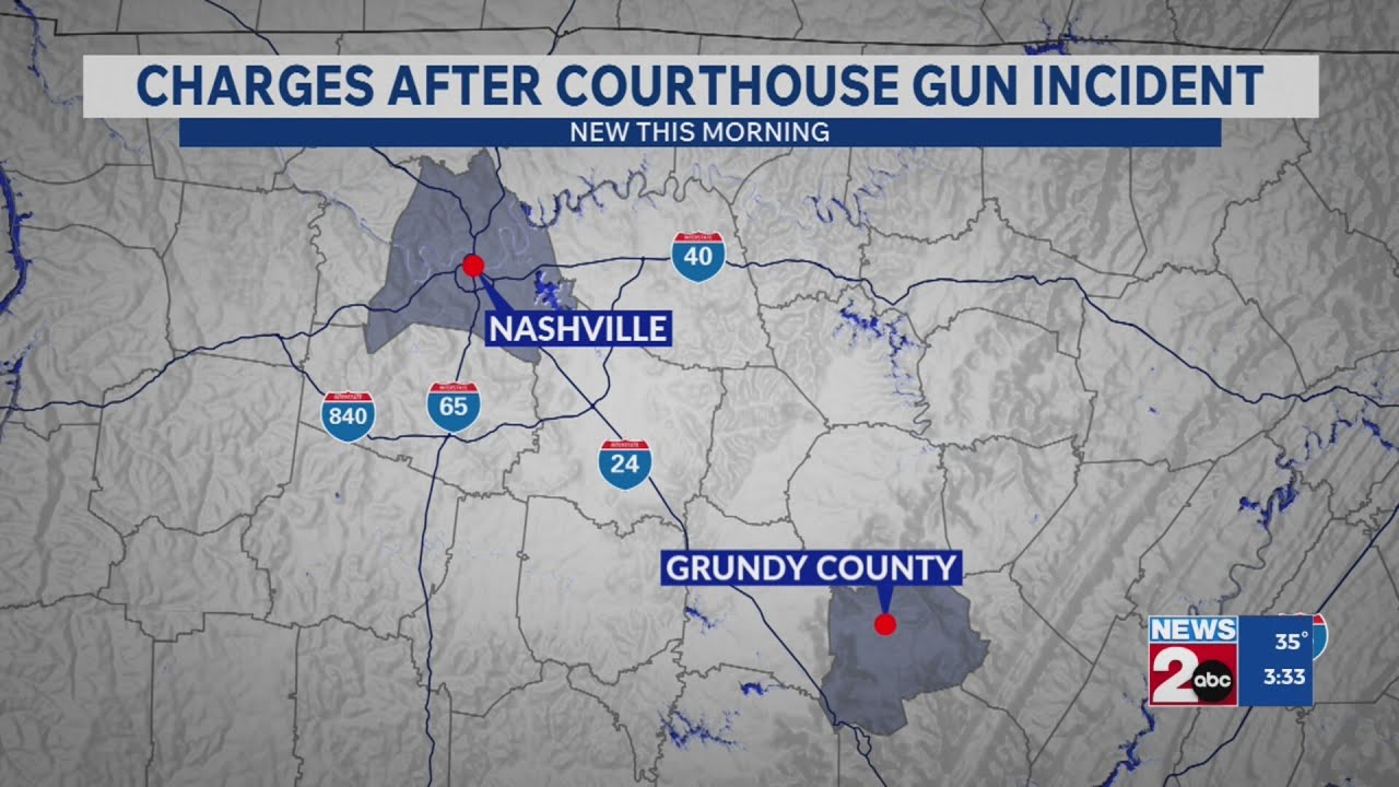 Man facing charges after Grundy County courthouse gun incident