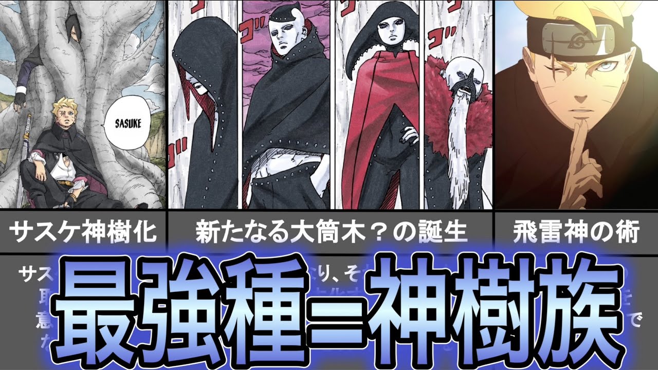 ボルト最新話84感想＆考察！ サスケの生存が確定！ 大筒木を超える最強の一族「神樹族」が強すぎてヤバい…！ ボルトが飛雷神の術を習得！ 淨眼はいつ開眼するのか！？
