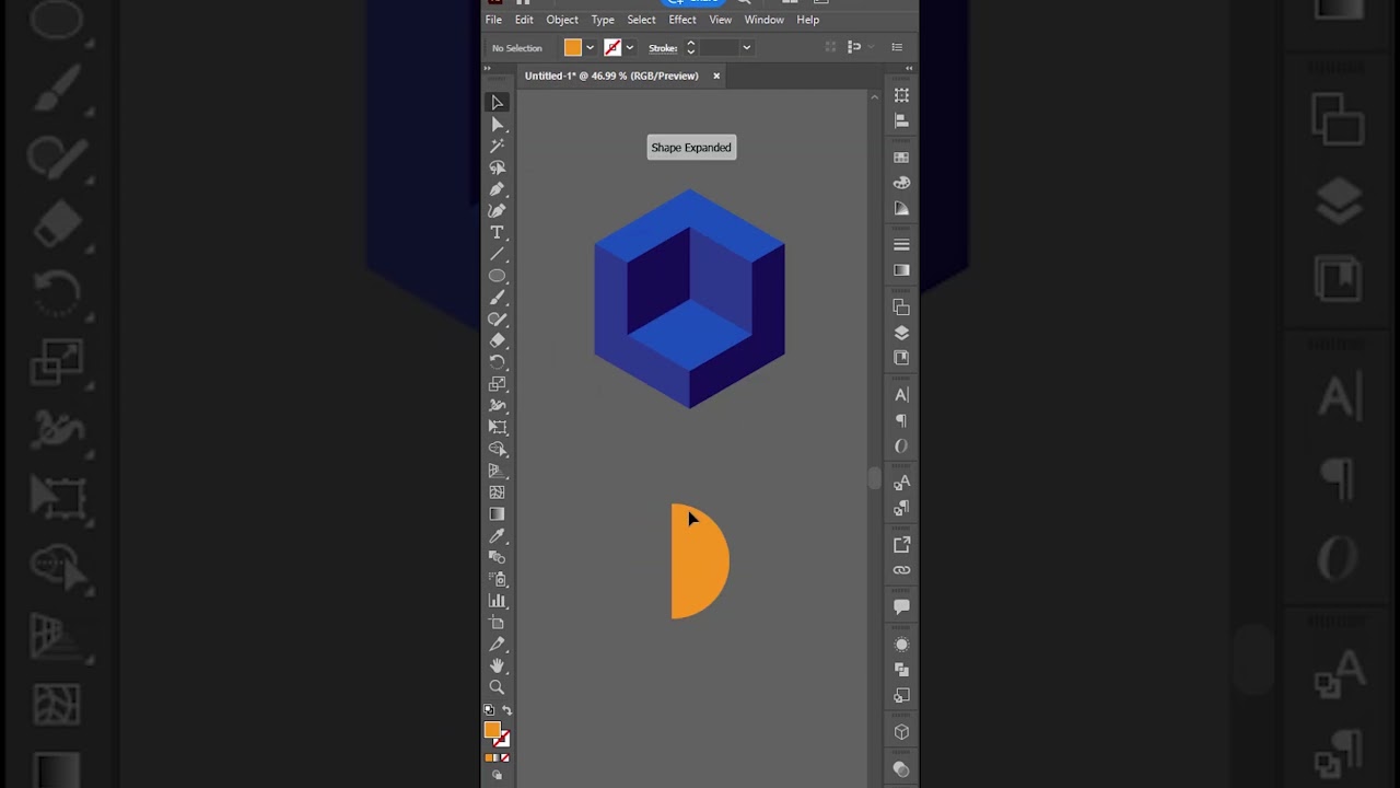 Design 3D Cube use Shape Builder Tool in Illustrator - EIT