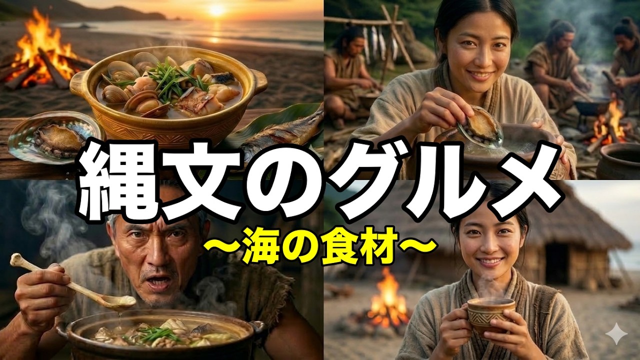 縄文人、海のグルメ｜１日ルーティン｜なぜ１万年続いたのか