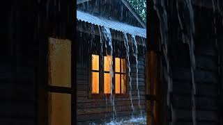Fall asleep to this in 5 seconds... 💤 Cabin Rain #asmr #meditation #naturesounds #sleepsounds