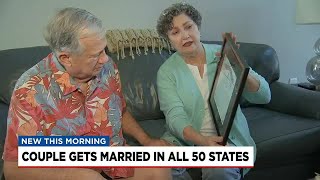 Local couple gets married in all 50 states