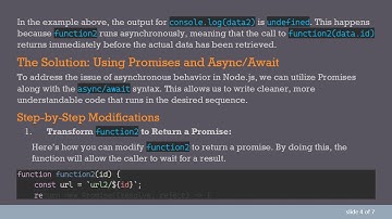 Why Your Node.js Function May Not Run in Order and How to Fix It