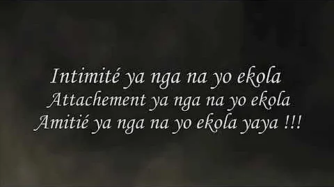 Lyrics INTIMIT - David DESOUZA