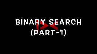 Binary search | upper bound & lower bound | cp