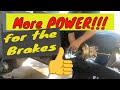 We install a Power Brake Booster and Master Cylinder in our 63 Chevrolet C-10 Pickup