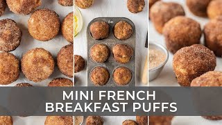 Easy Mini French Breakfast Puffs