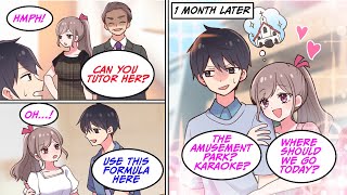 картинка: [Manga Dub] Замкнутый парень начал заниматься репетиторством с дочерью генерального директора. Ме...