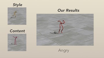 [SIGGRAPH 2020] Unpaired Motion Style Transfer from Video to Animation