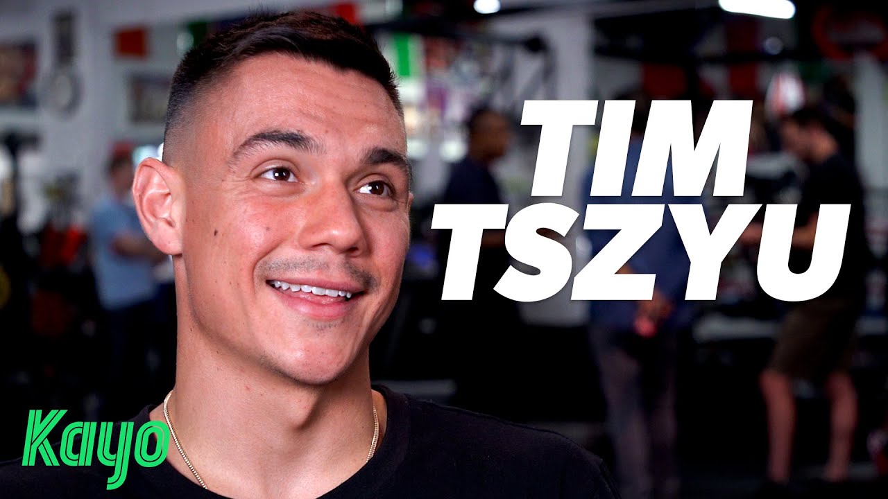 Tim Tszyu on his bout with Morgan, Logan Paul v Mayweather and the boxing GOAT l Kayo