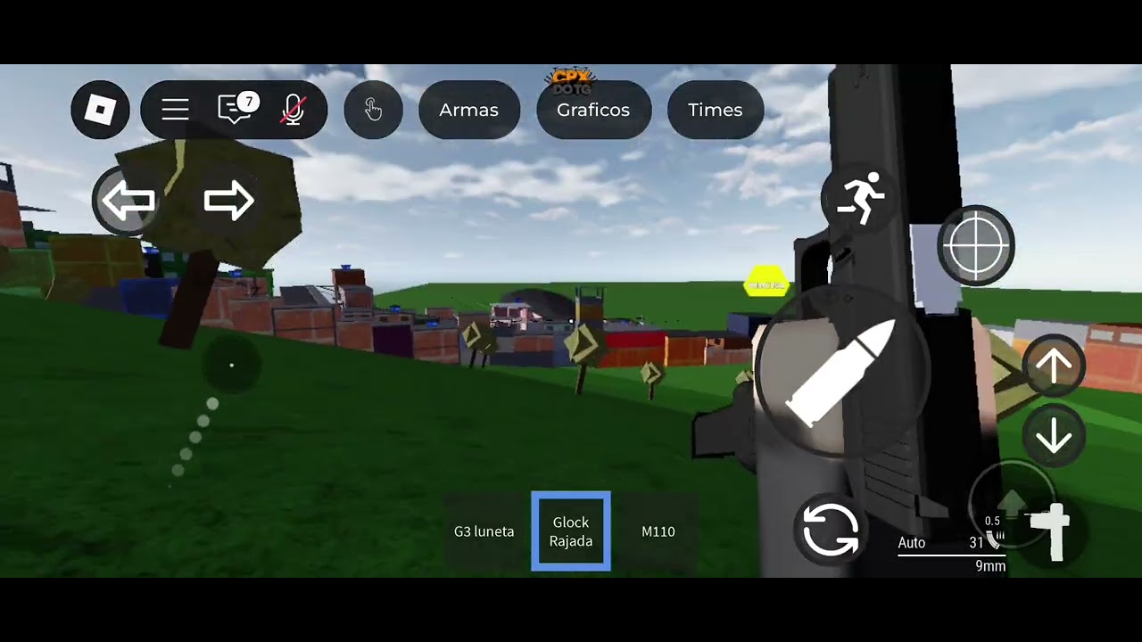 Complexo do TG no Roblox aonde o tiro comeu.