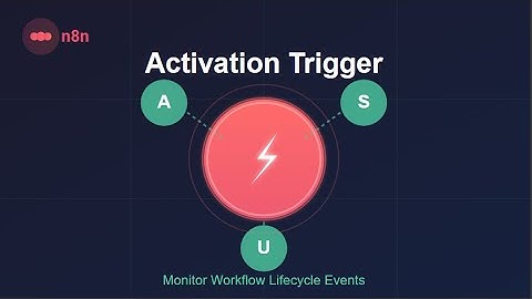 🔔 n8n Activation Trigger Node Explained | Workflow Activation, Start & Update Events