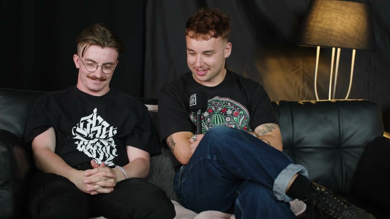 GANS interview with BBC Radio 6 Music Chris Hawkins at The Libertines at Live at The piece Hall