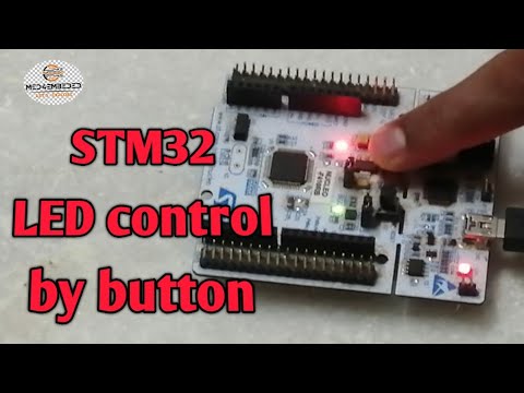 Stm32 Led Blink by Button with Registers [HINDI]