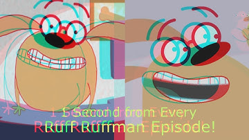 1 Second from Every Ruff Ruffman Episode! 3D