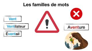 les Familles de mots - Révision vocabulaire CE1 CE2 CM1
