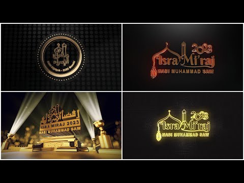 ISRA MIRAJ 2023 NABI MUHAMMAD SAW | 4 VIDEO INTRO