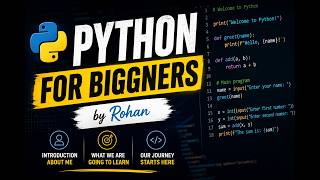 Python for Beginners | Complete Installation Guide | Part 1 an Introduction Part