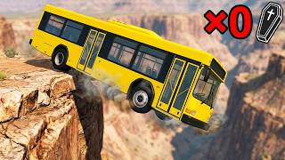 Brake Fail Bus Is About To Fall 😨| BeamNG.drive#2 screenshot 5