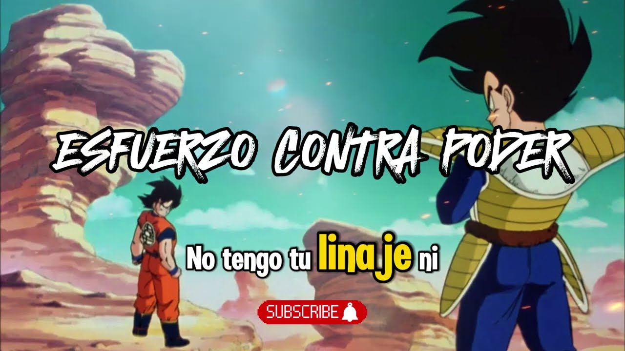🔥ESFUERZO CONTRA PODER | Goku vs Vegeta (Dragon Ball Z)