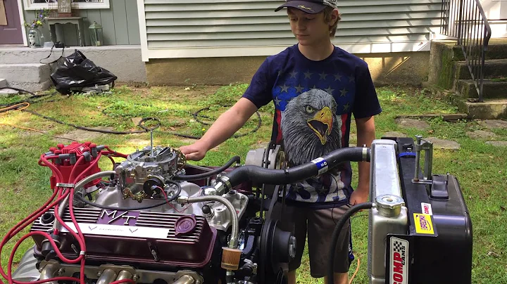 Sam's V8 Shop Showing off Engine #4 (Listen to the rumble)