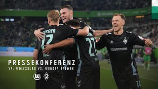Thumbnail for VfL Wolfsburg - SV Werder Bremen 2:4 I | Pressekonferenz | SV Werder Bremen