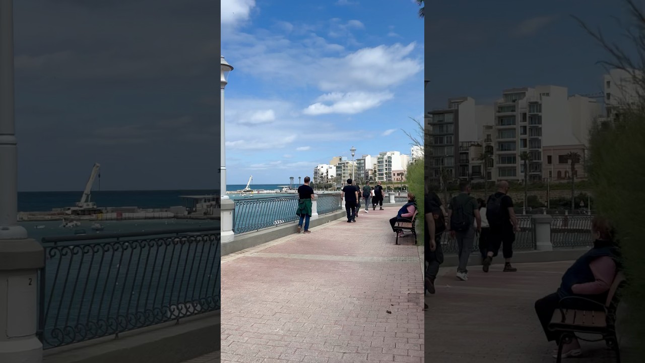 Step by step with me walking in St Paul’s Bay, Malta 
