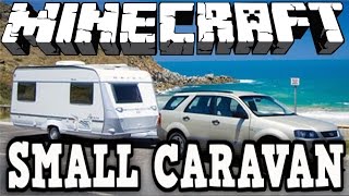 Minecraft Vehicle Tutorial - Small Caravan.