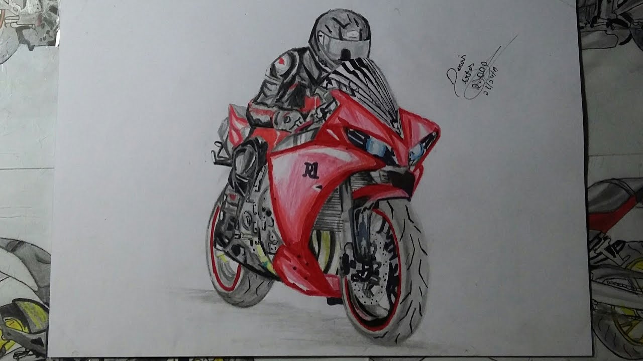 DESENHO REALISTA DA R1 ESPECIAL DE 2.100 INSCRITOS - YouTube